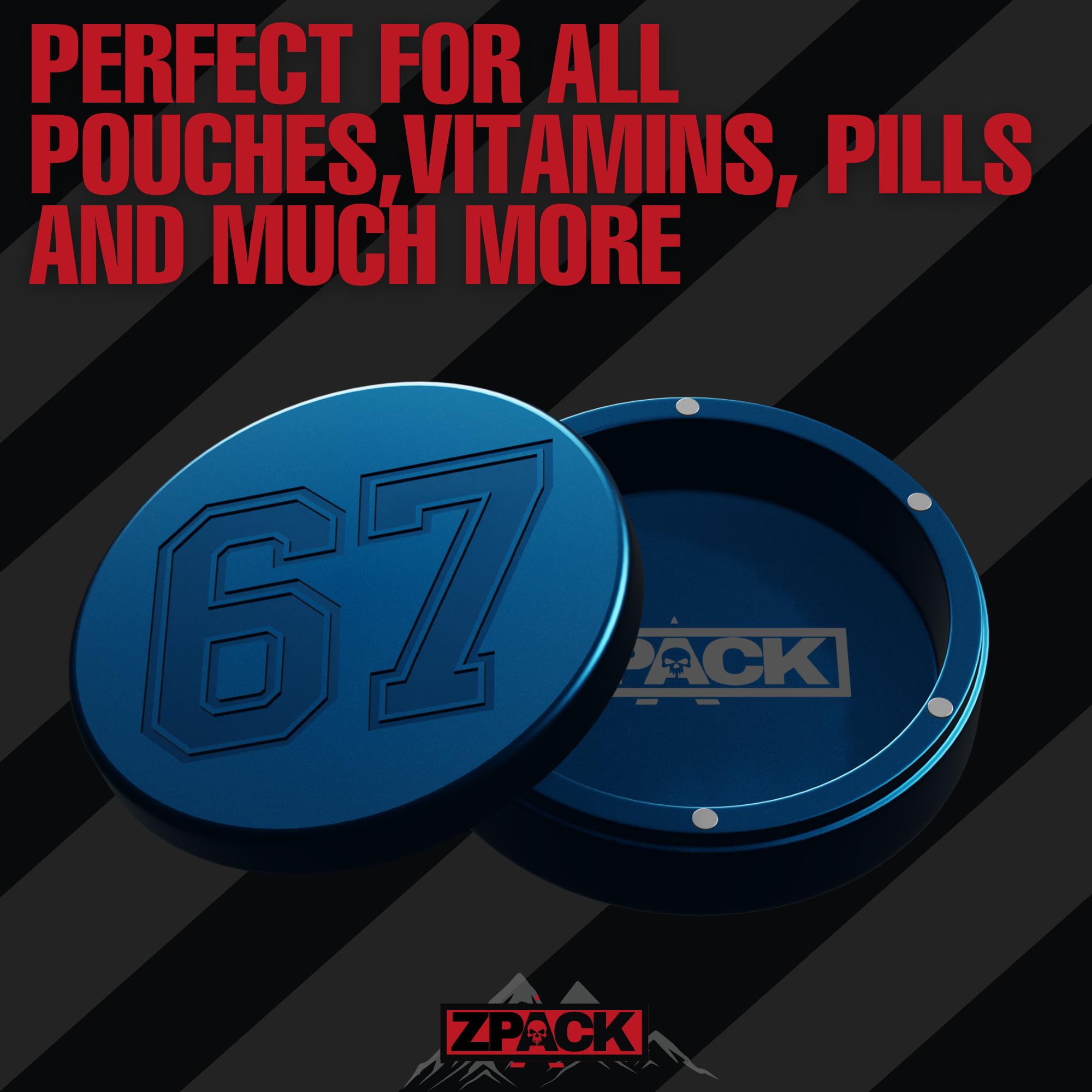 Metal Zyn Can | 67 Six Seven | Electric Blue