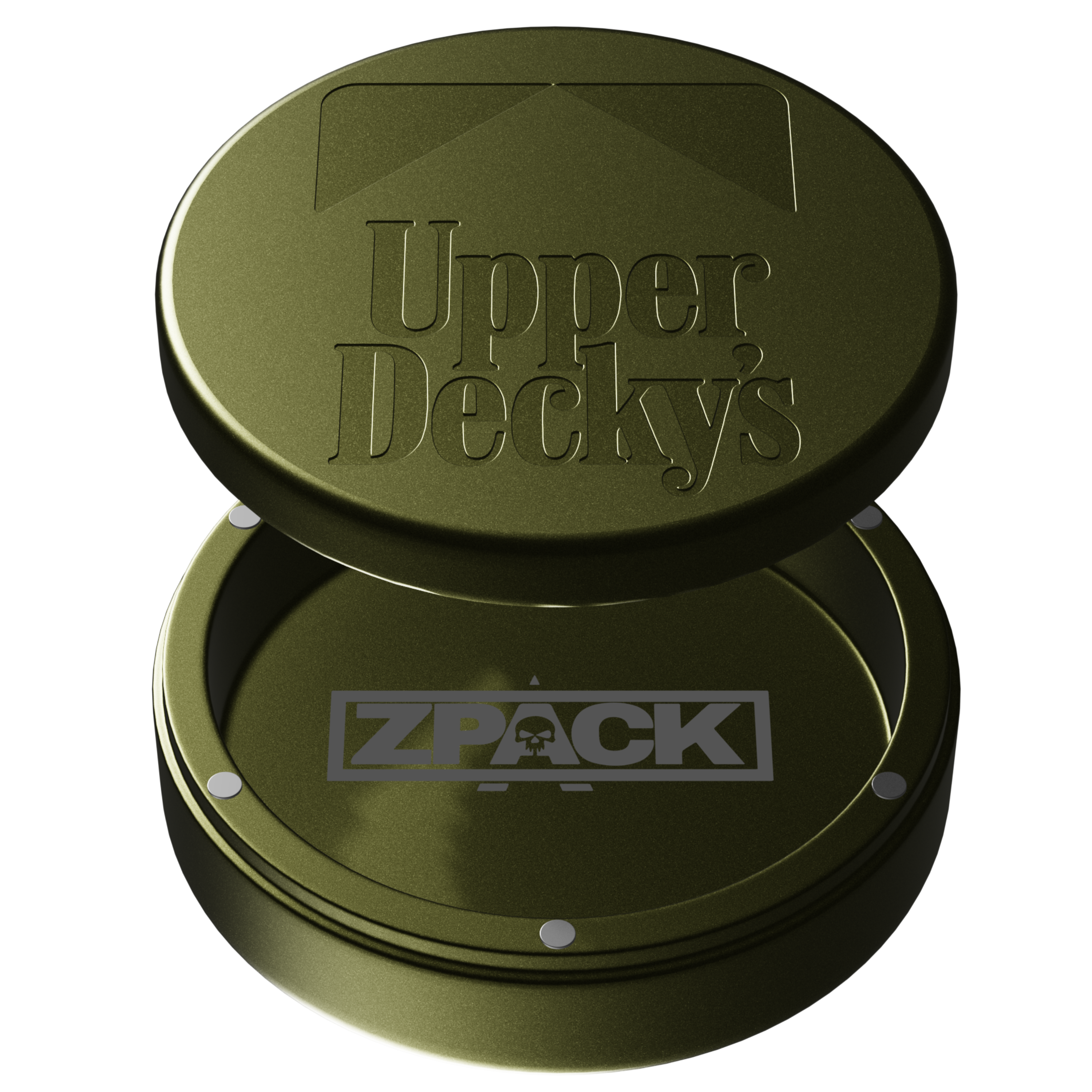 Metal Zyn Can | Upper Deckys | Forest Green