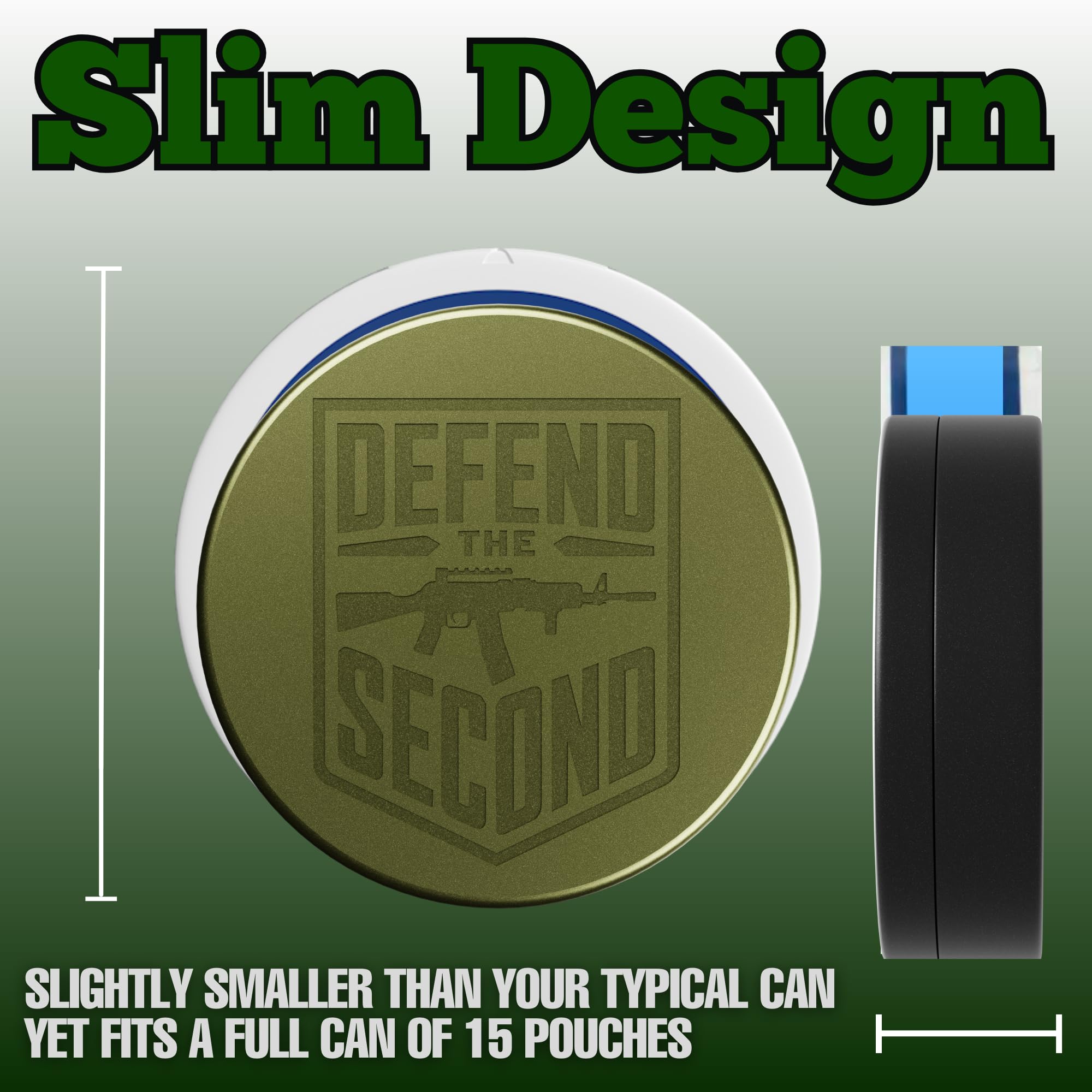 Metal Zyn Can | Defend The Second | Forest Green