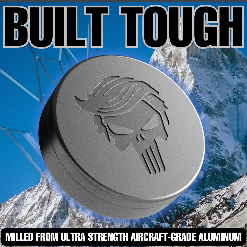 Metal Zyn Can | Trump Punisher | Frosted Silver