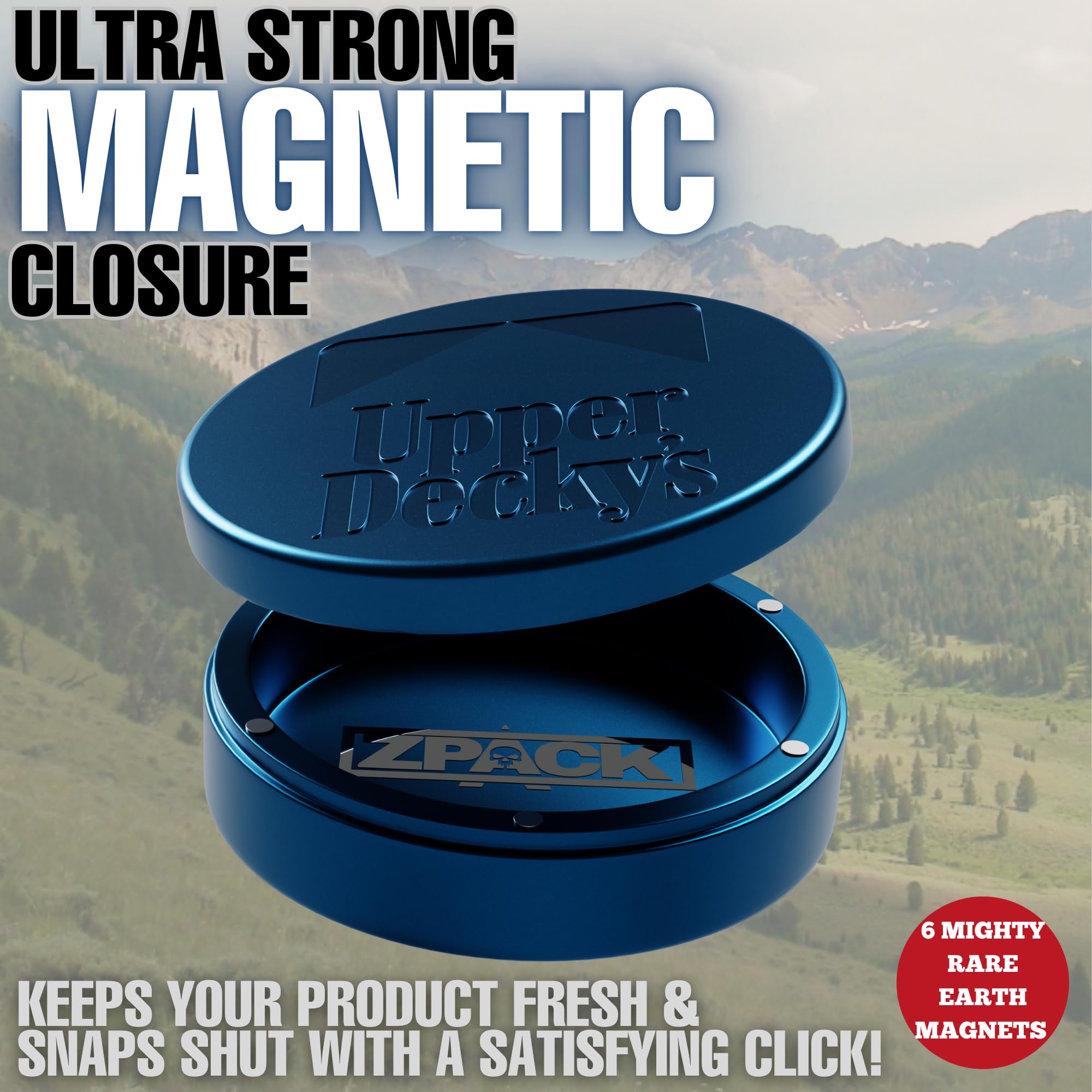 Metal Zyn Can | Upper Deckys | Electric Blue