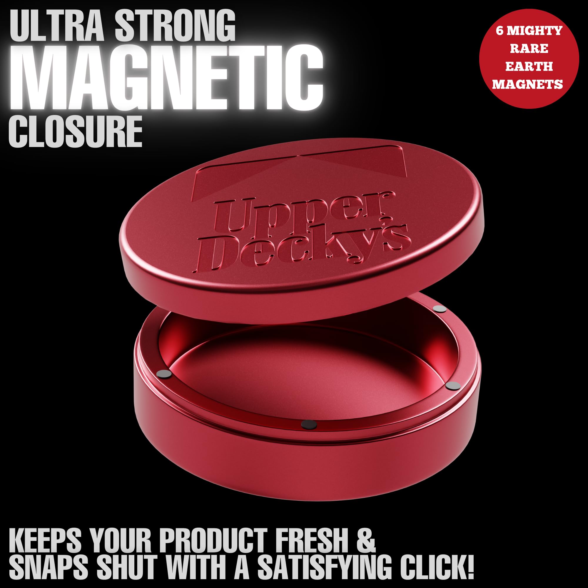 Metal Zyn Can | Upper Deckys | Blazing Red