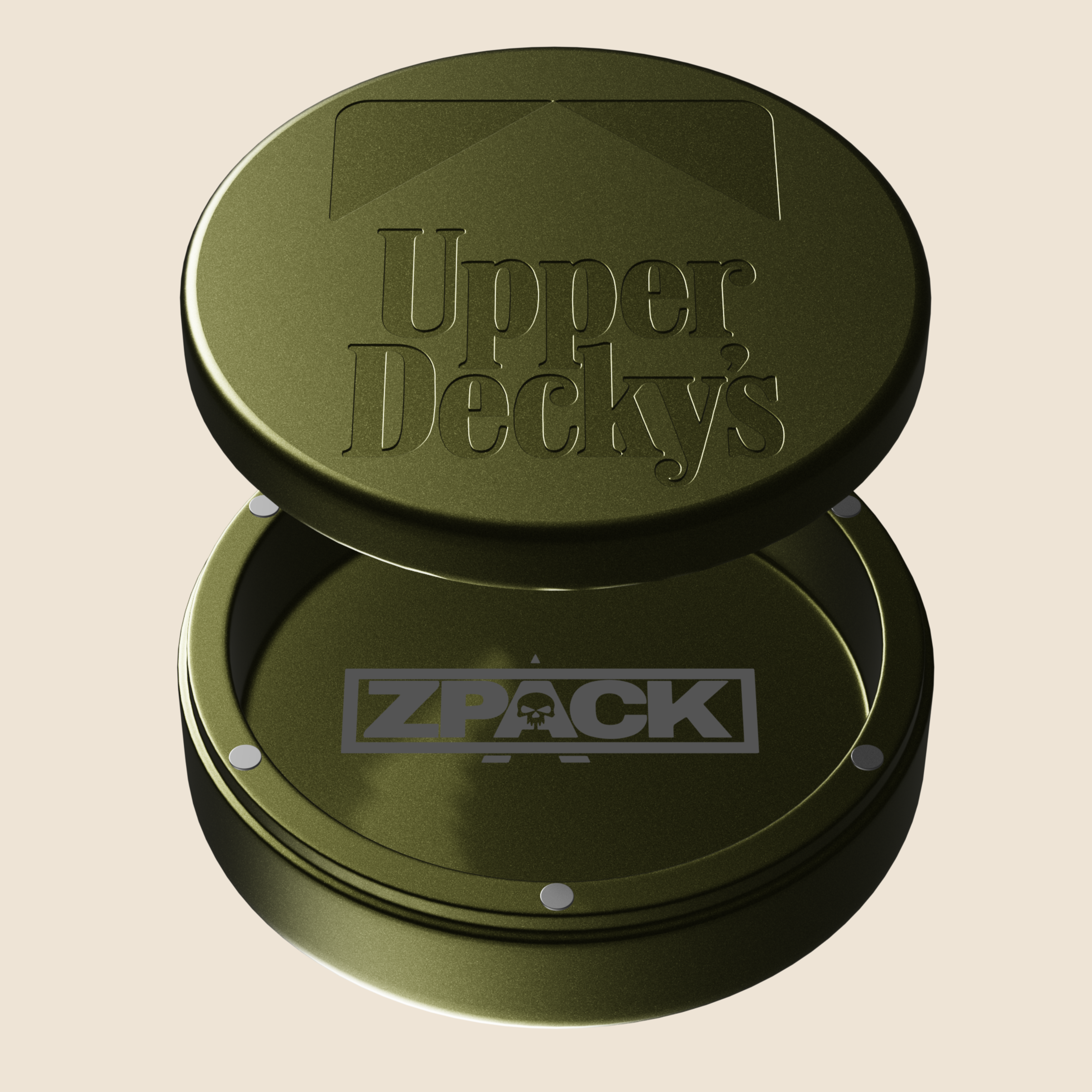 Metal Zyn Can | Upper Deckys | Forest Green