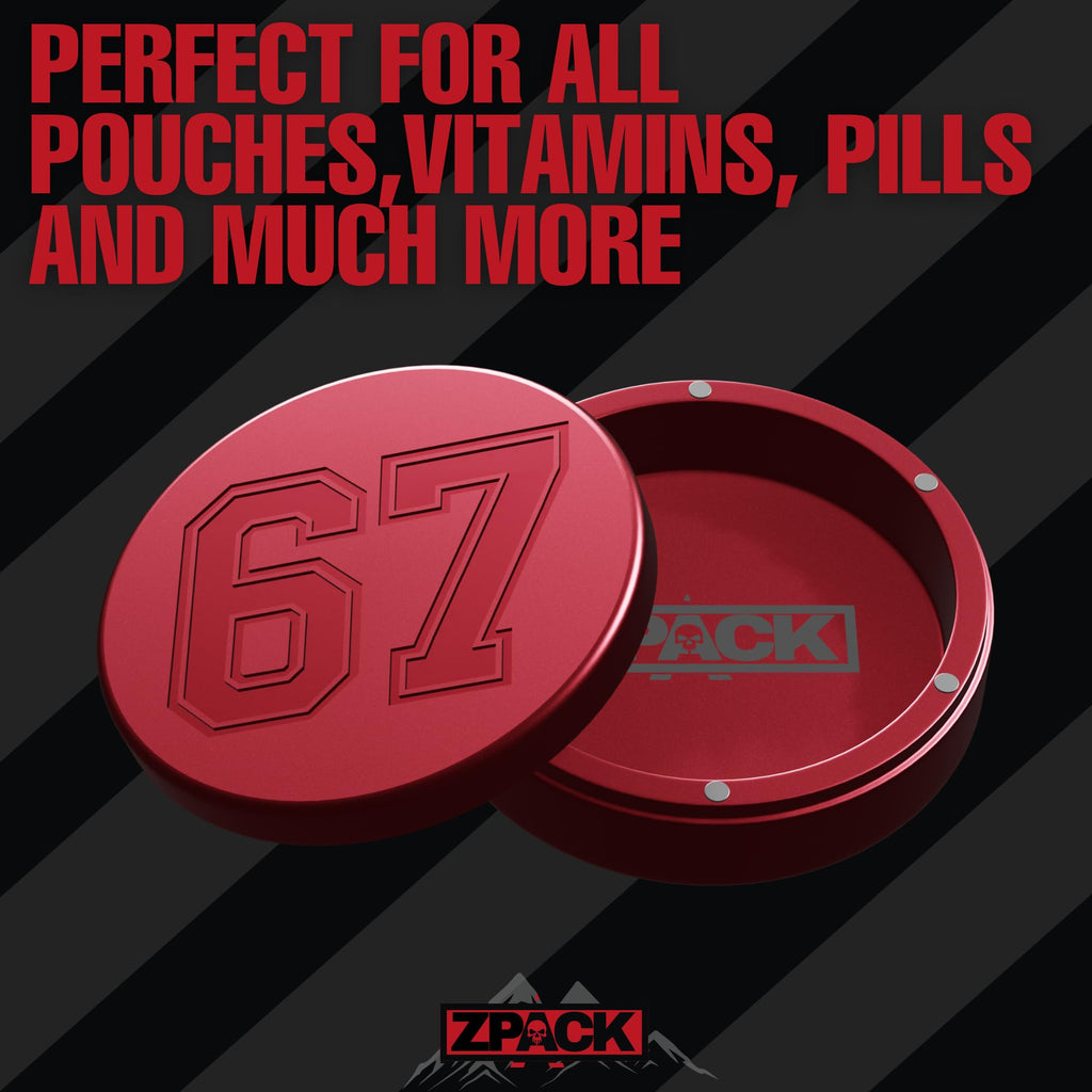 Metal Zyn Can | 67 Six Seven | Blazing Red