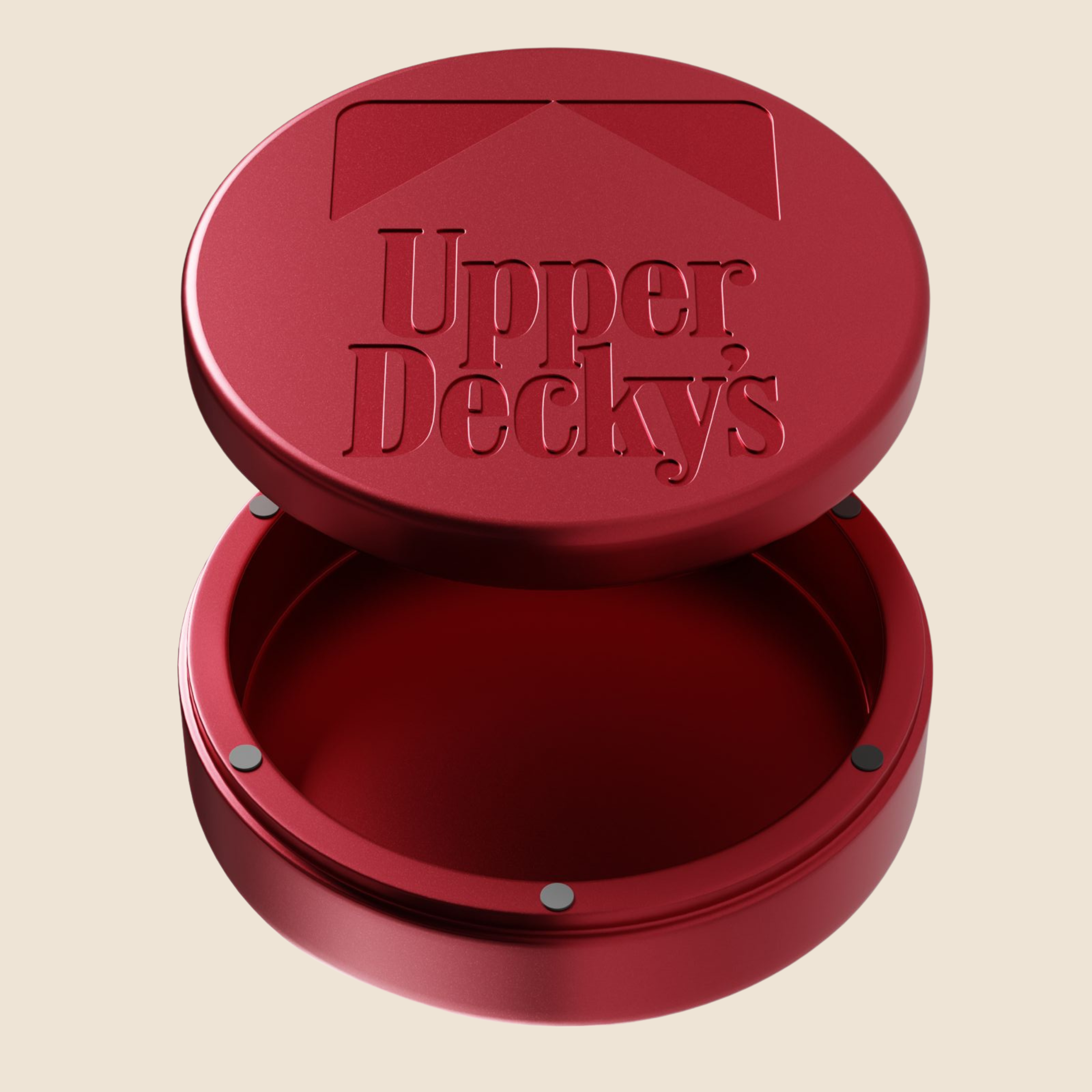 Metal Zyn Can | Upper Deckys | Blazing Red