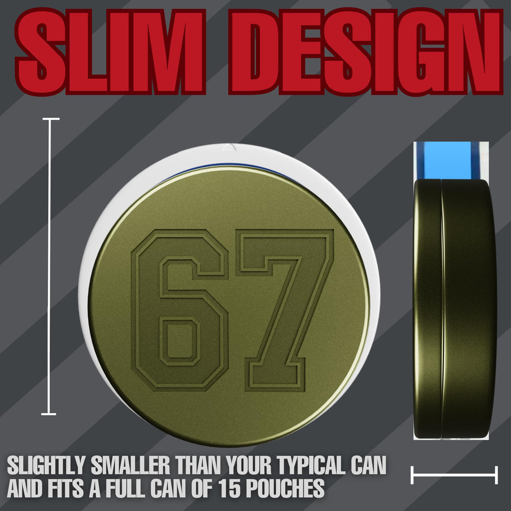 Metal Zyn Can | 67 Six Seven | Forest Green