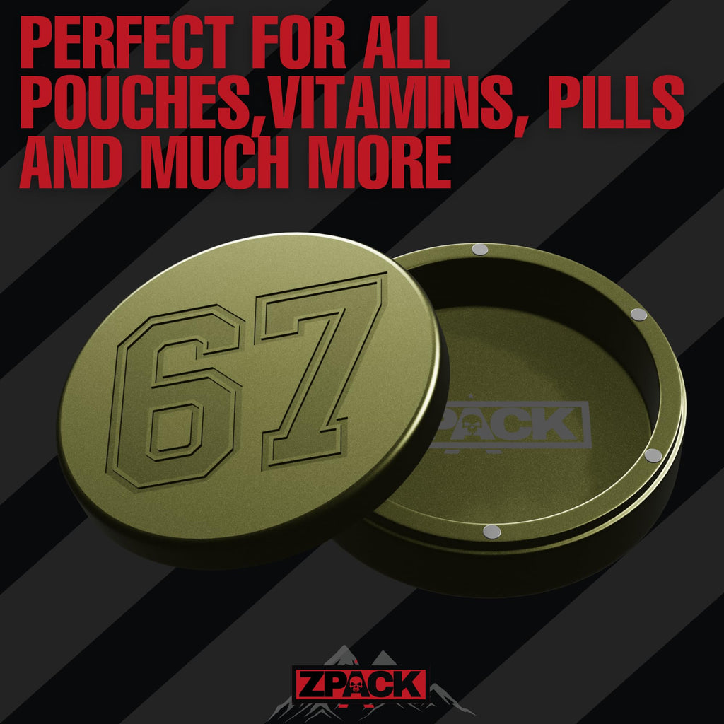 Metal Zyn Can | 67 Six Seven | Forest Green