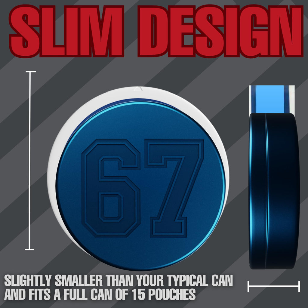Metal Zyn Can | 67 Six Seven | Electric Blue