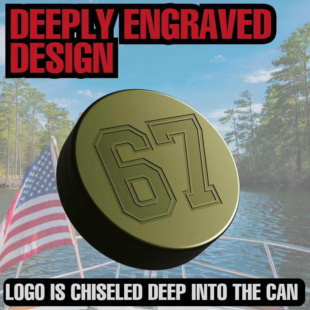 Metal Zyn Can | 67 Six Seven | Forest Green