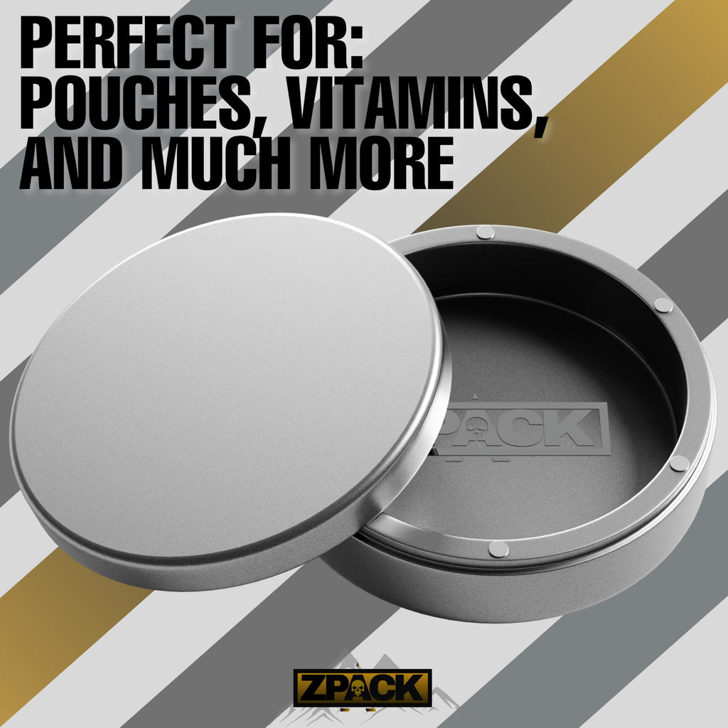 Metal Zyn Can | Signature Series | Frosted Silver