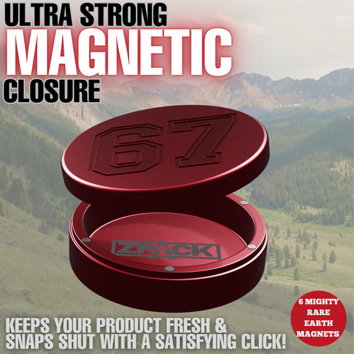 Metal Zyn Can | 67 Six Seven | Blazing Red