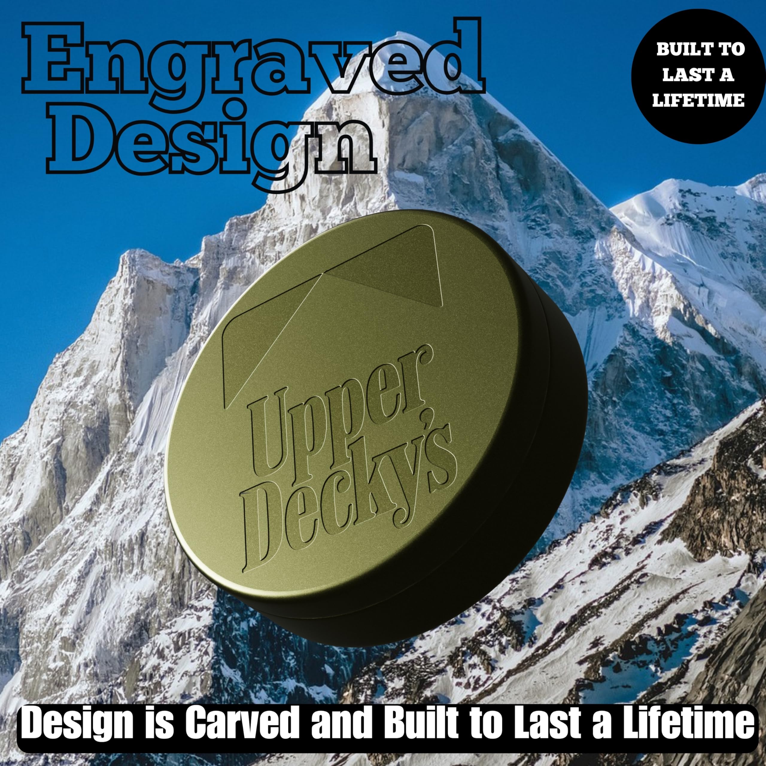 Metal Zyn Can | Upper Deckys | Forest Green